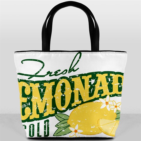 Fresh Lemonade Bucket Bag from ArtsNow.com Back