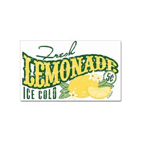 Fresh Lemonade Sticker (Rectangular) from ArtsNow.com Front