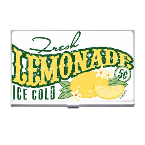 Fresh Lemonade Business Card Holder from ArtsNow.com Front