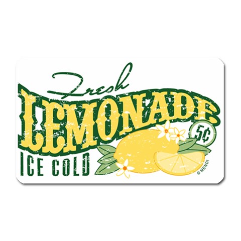 Fresh Lemonade Magnet (Rectangular) from ArtsNow.com Front