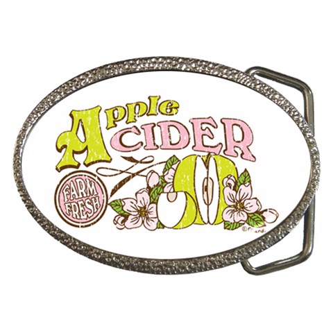 Apple Cider Belt Buckle from ArtsNow.com Front