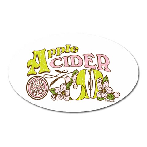 Apple Cider Magnet (Oval) from ArtsNow.com Front