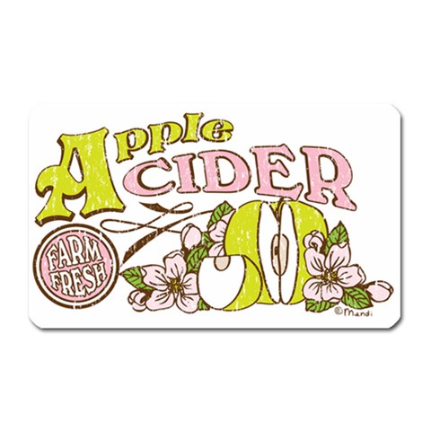 Apple Cider Magnet (Rectangular) from ArtsNow.com Front