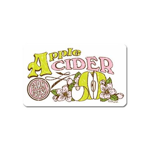 Apple Cider Magnet (Name Card) from ArtsNow.com Front