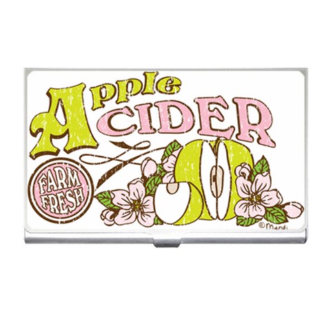 Apple Cider Business Card Holder from ArtsNow.com Front