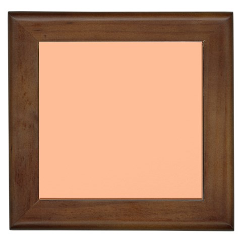 Peach Fuzz 2024 Framed Tile from ArtsNow.com Front