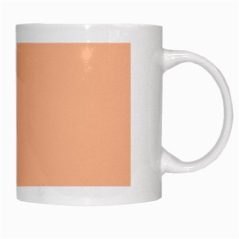 Peach Fuzz 2024 White Mug from ArtsNow.com Right