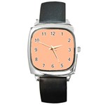 Peach Fuzz 2024 Square Metal Watch