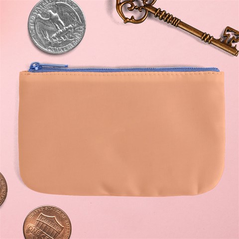 Peach Fuzz 2024 Large Coin Purse from ArtsNow.com Front