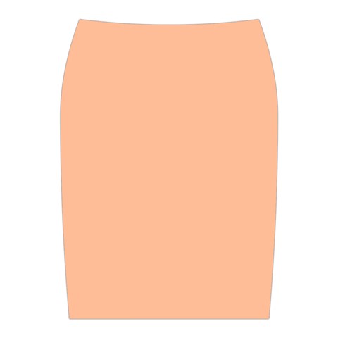 Peach Fuzz 2024 Midi Wrap Pencil Skirt from ArtsNow.com Back