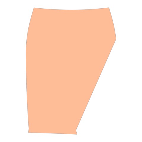 Peach Fuzz 2024 Midi Wrap Pencil Skirt from ArtsNow.com  Front Right 