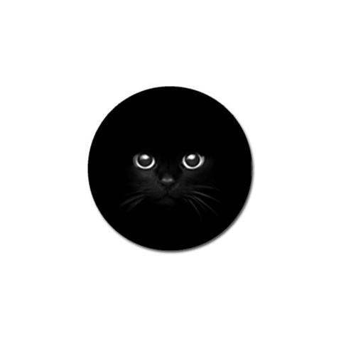 Black Cat Face Golf Ball Marker (10 pack) from ArtsNow.com Front