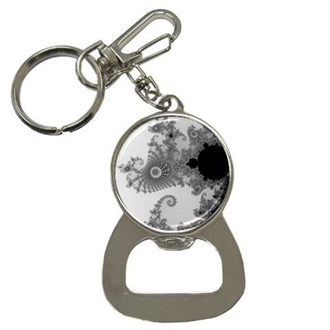 Males Mandelbrot Abstract Almond Bread Bottle Opener Key Chain from ArtsNow.com Front