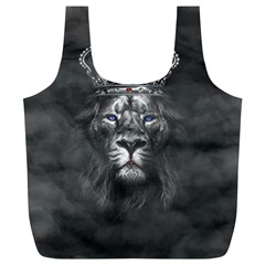 Lion King Of The Jungle Nature Full Print Recycle Bag (XL) from ArtsNow.com Back