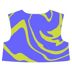 Blue Green Abstract Kids  Midi Sailor Dress from ArtsNow.com Back Top