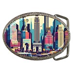 Skyscrapers City Usa Belt Buckles