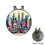 Skyscrapers City Usa Hat Clips with Golf Markers