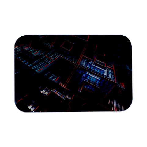 Fractal Cube 3d Art Nightmare Abstract Open Lid Metal Box (Silver)   from ArtsNow.com Front