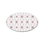 Pattern Texture Design Decorative Sticker Oval (100 pack)