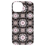 Pattern Texture Design Decorative iPhone 14 Black UV Print Case