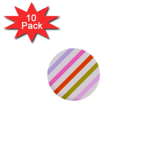 Lines Geometric Background 1  Mini Buttons (10 pack)  from ArtsNow.com Front