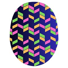 Background Pattern Geometric Pink Yellow Green Microwave Oven Glove from ArtsNow.com Palm