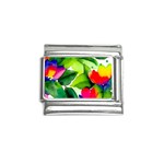 Watercolor Flowers Leaves Foliage Nature Floral Spring Italian Charm (9mm)