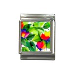 Watercolor Flowers Leaves Foliage Nature Floral Spring Italian Charm (13mm)