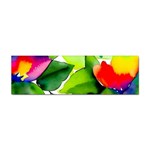 Watercolor Flowers Leaves Foliage Nature Floral Spring Sticker (Bumper)