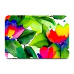 Watercolor Flowers Leaves Foliage Nature Floral Spring Plate Mats