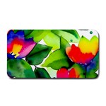 Watercolor Flowers Leaves Foliage Nature Floral Spring Medium Bar Mat