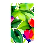 Watercolor Flowers Leaves Foliage Nature Floral Spring Memory Card Reader (Rectangular)