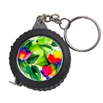 Watercolor Flowers Leaves Foliage Nature Floral Spring Measuring Tape