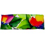 Watercolor Flowers Leaves Foliage Nature Floral Spring Body Pillow Case (Dakimakura)