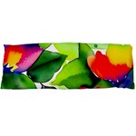 Watercolor Flowers Leaves Foliage Nature Floral Spring Body Pillow Case Dakimakura (Two Sides)