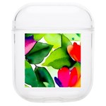 Watercolor Flowers Leaves Foliage Nature Floral Spring Soft TPU AirPods 1/2 Case