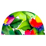 Watercolor Flowers Leaves Foliage Nature Floral Spring Anti Scalding Pot Cap