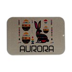 Personalized Easter Name Open Lip Metal Box Open Lid Metal Box (Silver)  