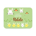 Personalized Easter Name Flip Top Metal Box Flip Top Metal Box (Silver)  