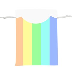 Rainbow Cloud Background Pastel Template Multi Coloured Abstract Lightweight Drawstring Pouch (XL) from ArtsNow.com Back