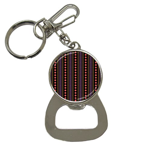 Beautiful Digital Graphic Unique Style Standout Graphic Bottle Opener Key Chain from ArtsNow.com Front