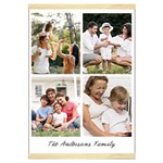 Personalized 4 Photos Hanging Canvas Print Hanging Canvas Prints 16  x 22 