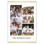 Personalized 7 Photos Hanging Canvas Print Hanging Canvas Prints 16  x 22 