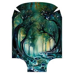 Trees Forest Mystical Forest Background Landscape Nature Luggage Cover (Medium) from ArtsNow.com Back