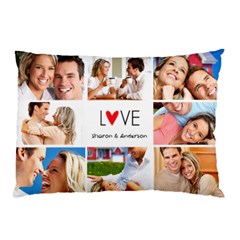 Personalized Love Photo Any Text Pillow Case Pillow Case (Two Sides) from ArtsNow.com Front