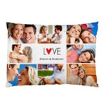 Personalized Love Photo Any Text Pillow Case Pillow Case (Two Sides)