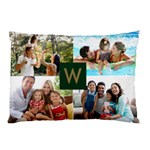 Personalized Photo Initial Pillow Case Pillow Case (Two Sides)