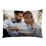 Personalized Love Couple Wedding Name Pillow Case Pillow Case (Two Sides)