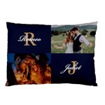 Personalized Photo Love Initial Name Pillow Case Pillow Case (Two Sides)