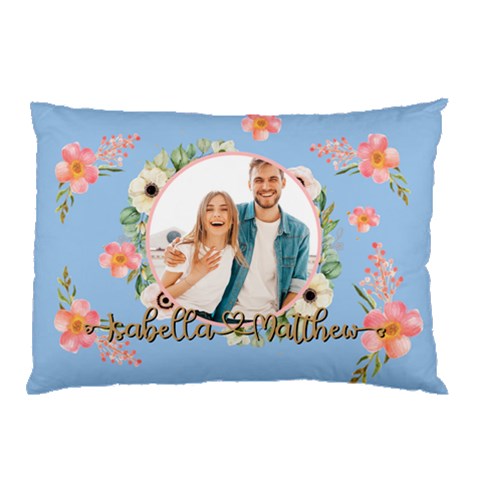 Personalized Photo Love Name Pillow Case Pillow Case (Two Sides) from ArtsNow.com Front